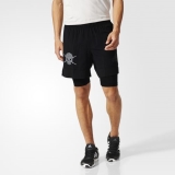 E35u6110 - Adidas S3 Shorts Black - Men - Clothing